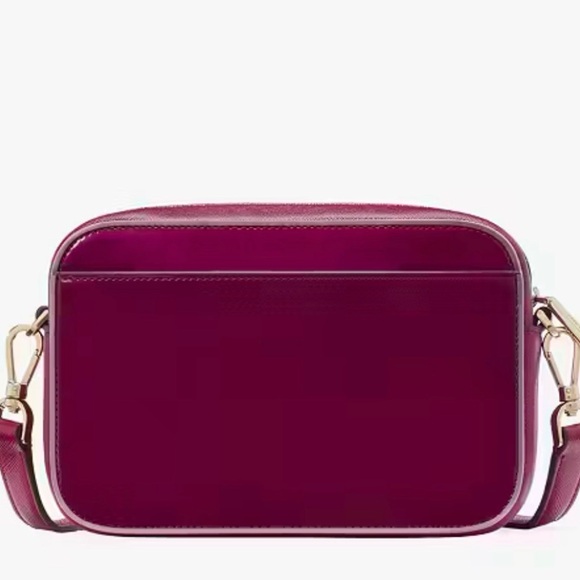 Kate Spade Oh Snap Mini Camera Bag Dark Raspberry - Picture 14 of 16